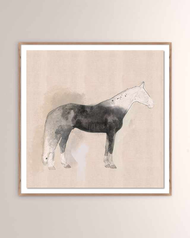"Stoic" Framed Giclee by Coup D'Esprit